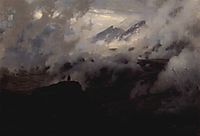 Elbrus in the clouds, 1894, yaroshenko