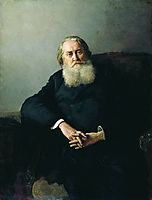 Portrait of A. N. Plescheev, 1888, yaroshenko