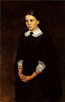 Portrait of P.Strepetova, 1884, yaroshenko