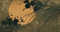 Autumn Grasses in Moonlight, 1872, zeshin