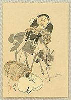 Daikoku and Mouse, 1880, zeshin